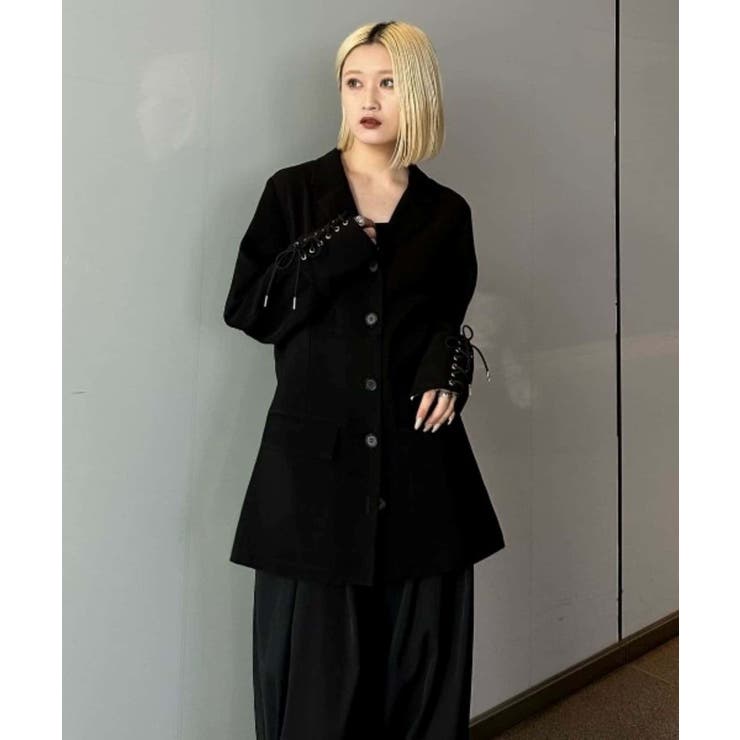 【Lui's】袖口レースアップシャツJKT | PAL GROUP OUTLET | 詳細画像4 