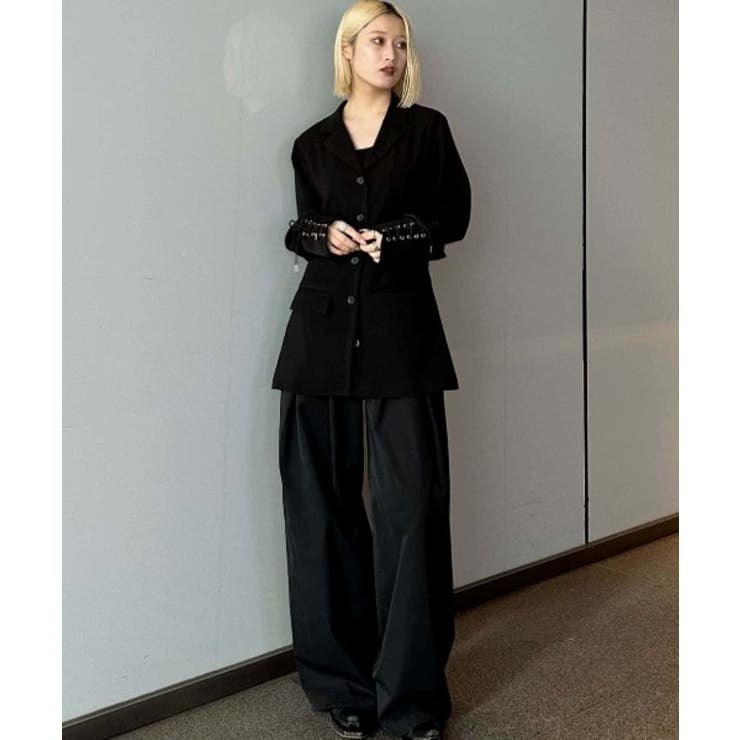 【Lui's】袖口レースアップシャツJKT | PAL GROUP OUTLET | 詳細画像5 