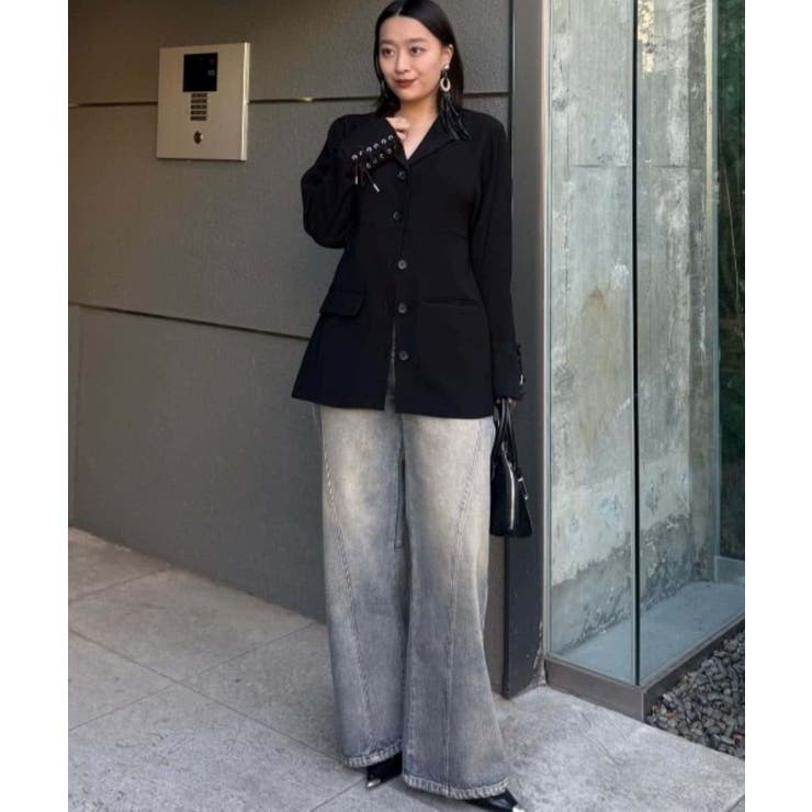 【Lui's】袖口レースアップシャツJKT | PAL GROUP OUTLET | 詳細画像6 