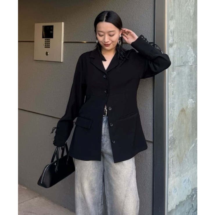 【Lui's】袖口レースアップシャツJKT | PAL GROUP OUTLET | 詳細画像7 