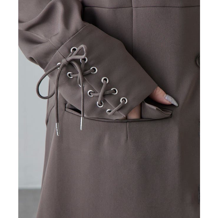 【Lui's】袖口レースアップシャツJKT | PAL GROUP OUTLET | 詳細画像21 