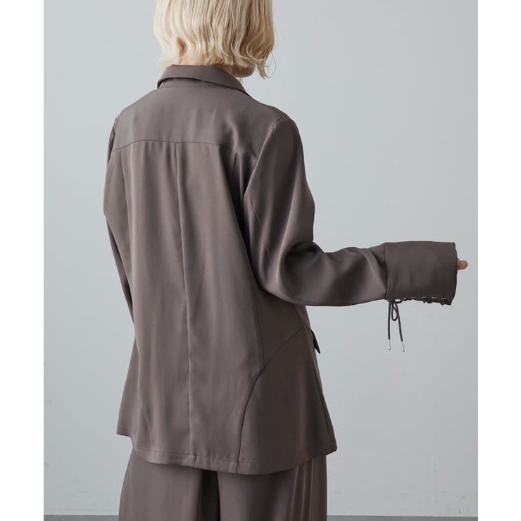 【Lui's】袖口レースアップシャツJKT | PAL GROUP OUTLET | 詳細画像14 