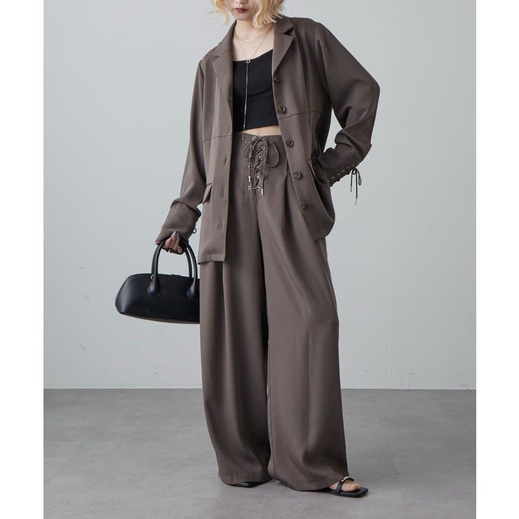 【Lui's】袖口レースアップシャツJKT | PAL GROUP OUTLET | 詳細画像15 