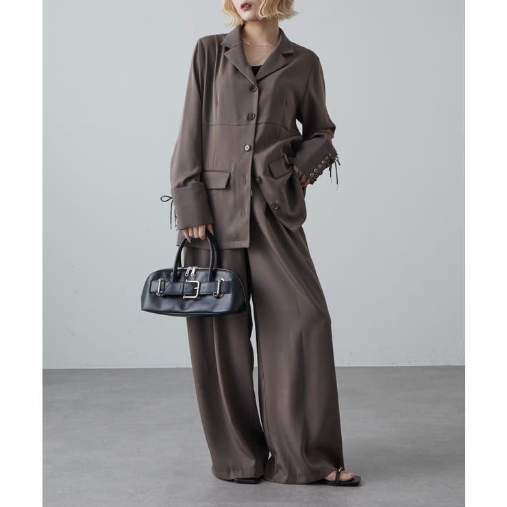 【Lui's】袖口レースアップシャツJKT | PAL GROUP OUTLET | 詳細画像16 