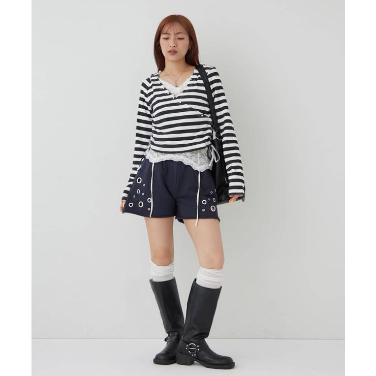 【WHO'S WHO gallery】アイレットスウェットショーツ | PAL GROUP OUTLET | 詳細画像34 