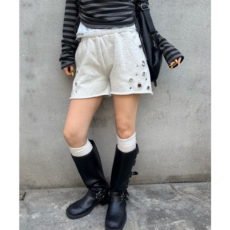 【WHO'S WHO gallery】アイレットスウェットショーツ | PAL GROUP OUTLET | 詳細画像5 