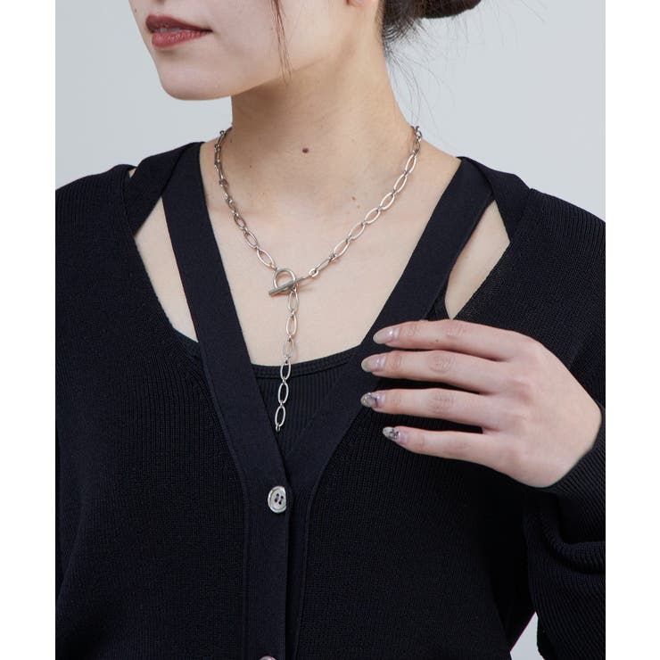 【Lui's】襟デザインVカーディガン | PAL GROUP OUTLET | 詳細画像3 