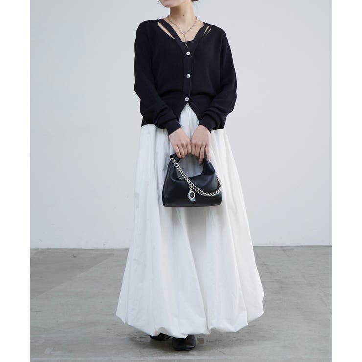 【Lui's】襟デザインVカーディガン | PAL GROUP OUTLET | 詳細画像4 