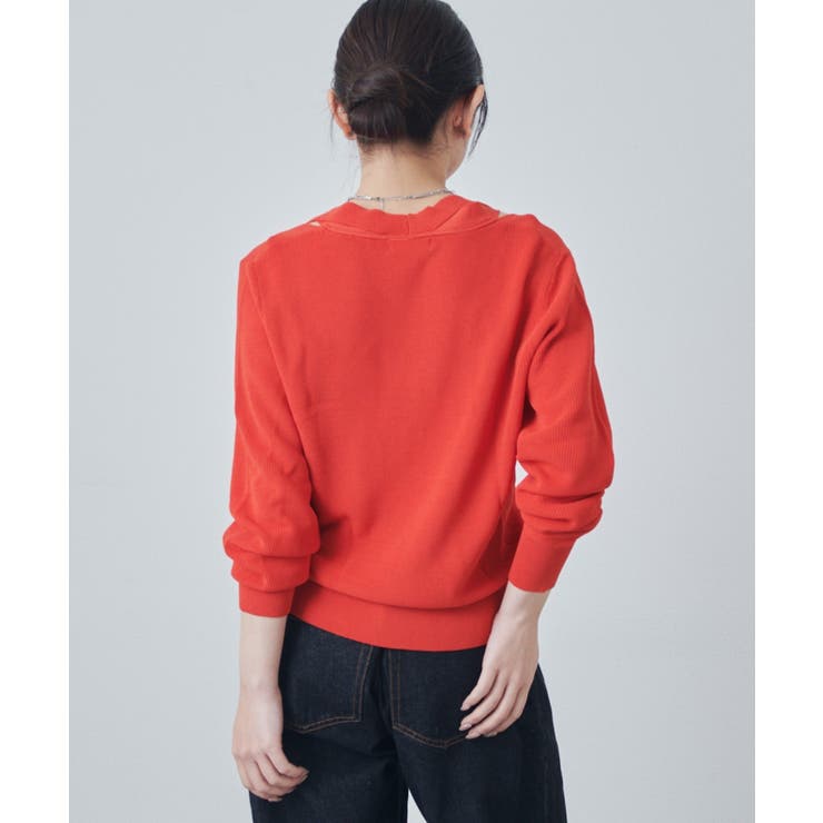 【Lui's】襟デザインVカーディガン | PAL GROUP OUTLET | 詳細画像19 