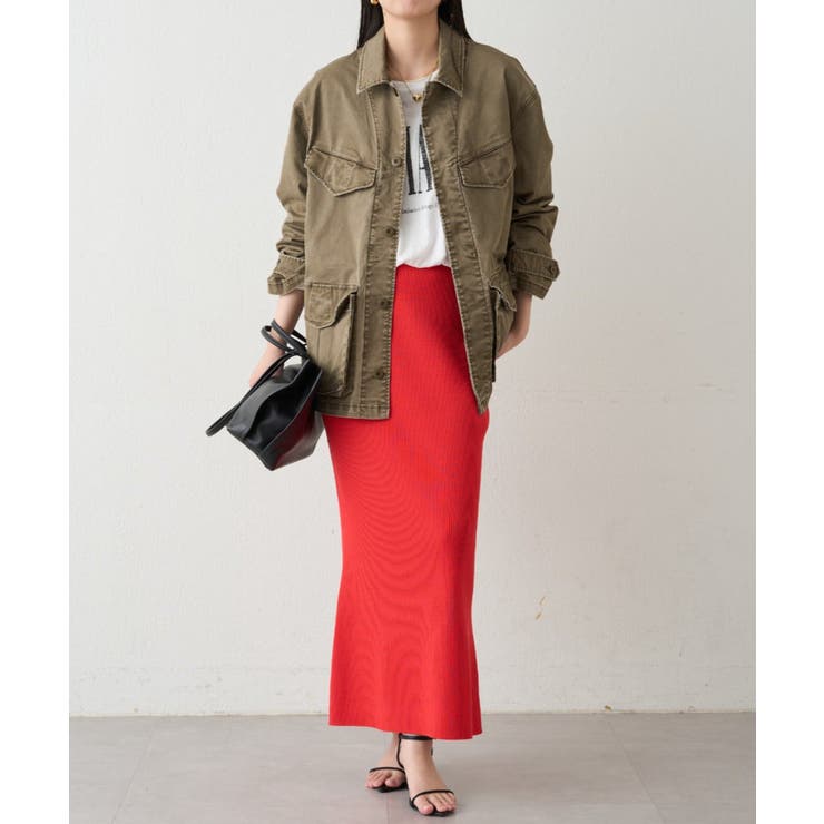 【Loungedress】リブセミフレアKNSK | PAL GROUP OUTLET | 詳細画像1 