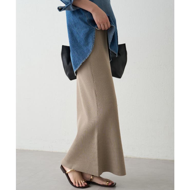 GBE | 【Loungedress】リブセミフレアKNSK | PAL GROUP OUTLET