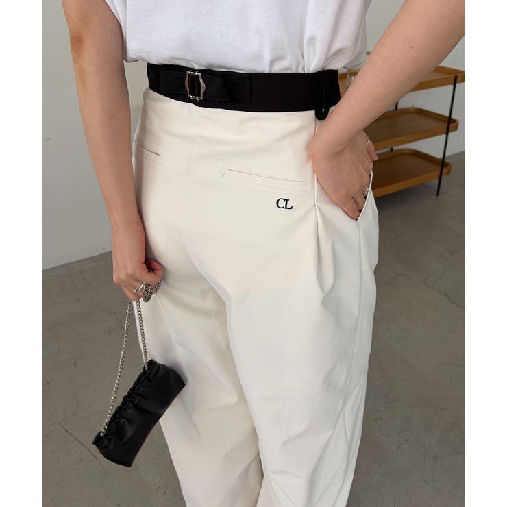 【CAPRICIEUX LE'MAGE】バイカラーウエストPT | PAL GROUP OUTLET | 詳細画像4 