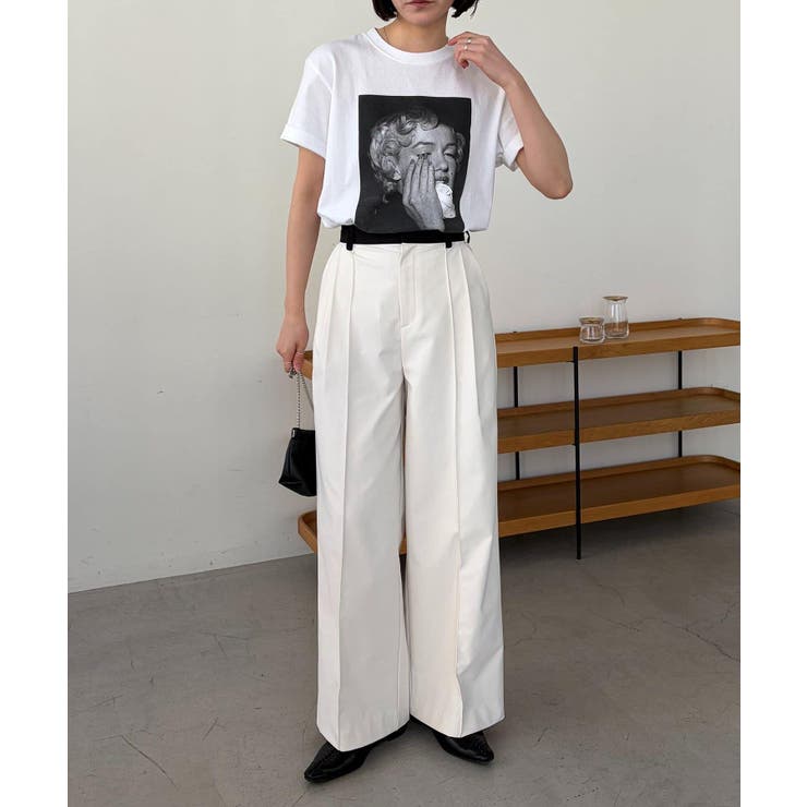 【CAPRICIEUX LE'MAGE】バイカラーウエストPT | PAL GROUP OUTLET | 詳細画像6 