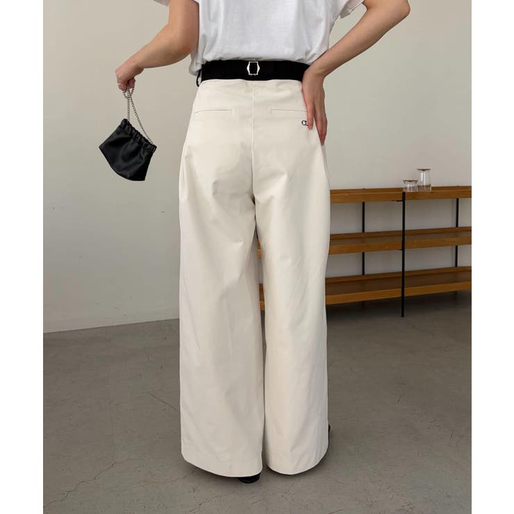 【CAPRICIEUX LE'MAGE】バイカラーウエストPT | PAL GROUP OUTLET | 詳細画像8 