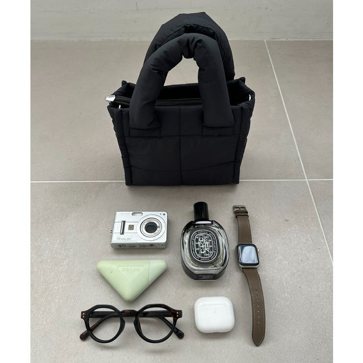 ブラック | 【Discoat】スクエアキルティングミニショルダー | PAL GROUP OUTLET