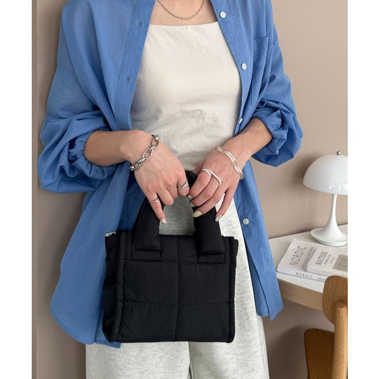 【Discoat】スクエアキルティングミニショルダー | PAL GROUP OUTLET | 詳細画像1 