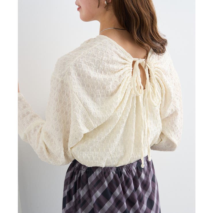 IVO | 【Kastane】B バックリボンカットソートップス | PAL GROUP OUTLET