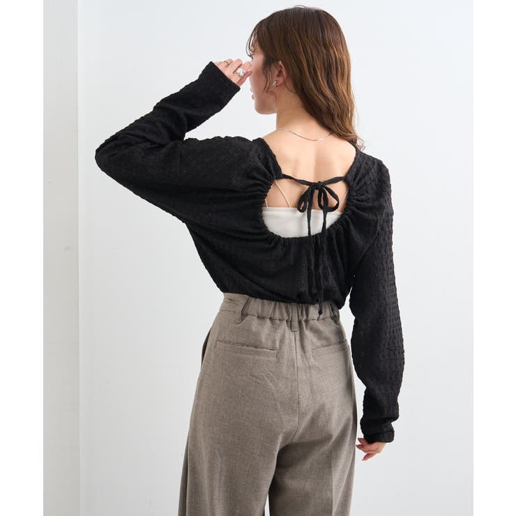 【Kastane】B バックリボンカットソートップス | PAL GROUP OUTLET | 詳細画像28 