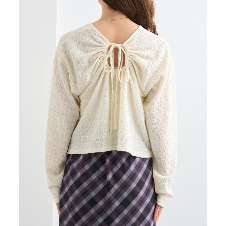 【Kastane】B バックリボンカットソートップス | PAL GROUP OUTLET | 詳細画像34 