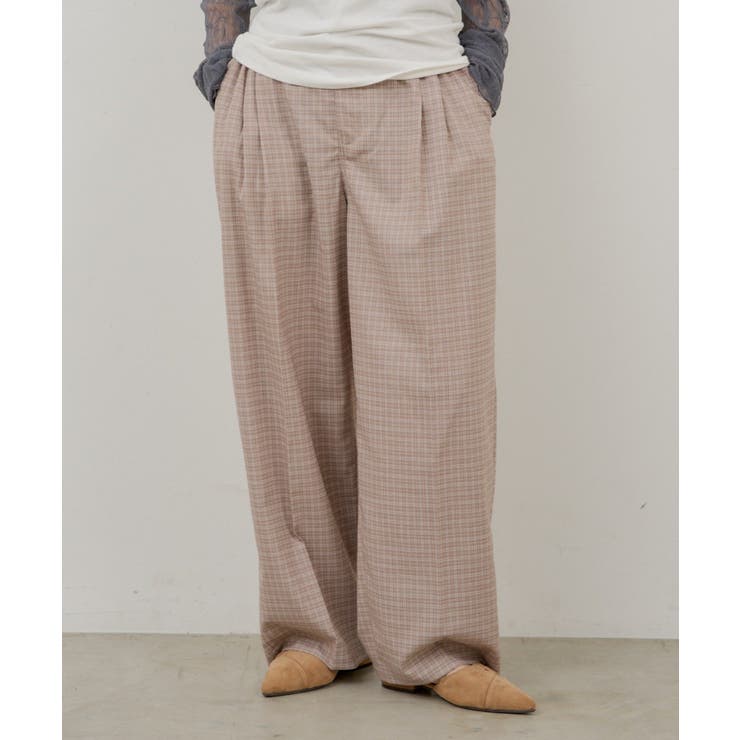 【Kastane】TUCK EASY SLACKS | PAL GROUP OUTLET | 詳細画像20 