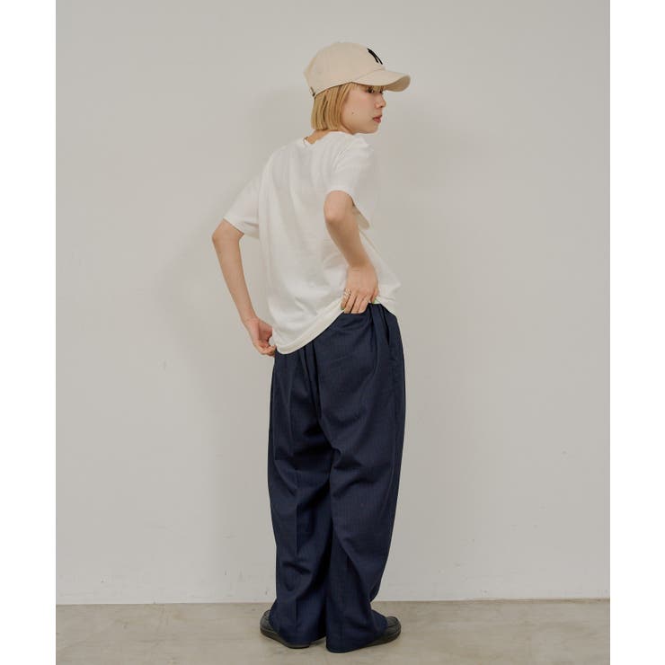 【Kastane】TUCK EASY SLACKS | PAL GROUP OUTLET | 詳細画像37 