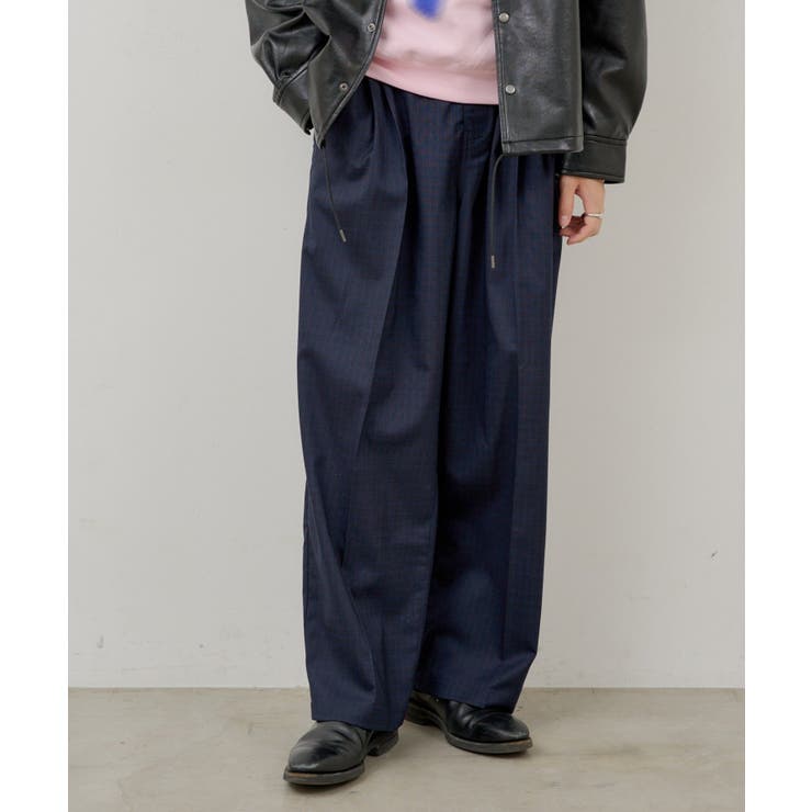 【Kastane】TUCK EASY SLACKS | PAL GROUP OUTLET | 詳細画像47 