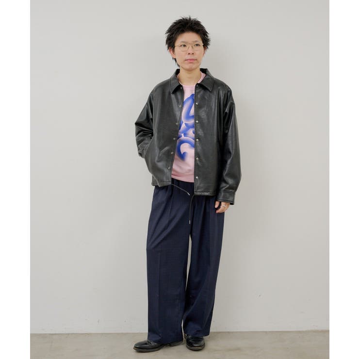 【Kastane】TUCK EASY SLACKS | PAL GROUP OUTLET | 詳細画像48 