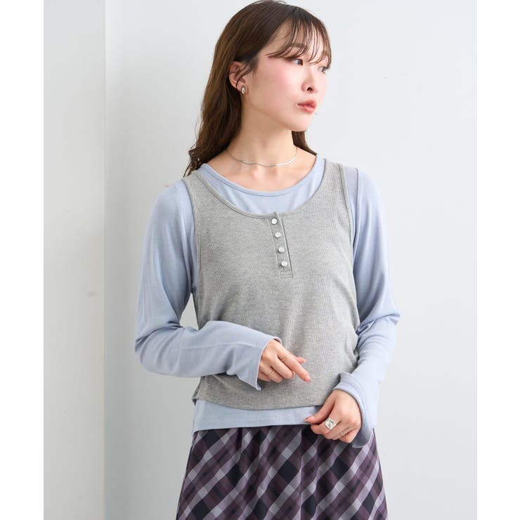 【Kastane】B タンクSETロンTEE | PAL GROUP OUTLET | 詳細画像1 