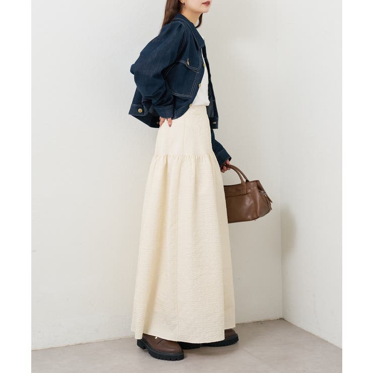 【mystic】エンボスギャザースカート | PAL GROUP OUTLET | 詳細画像10 