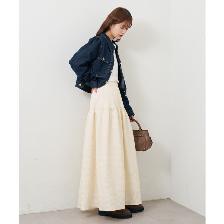 【mystic】エンボスギャザースカート | PAL GROUP OUTLET | 詳細画像15 