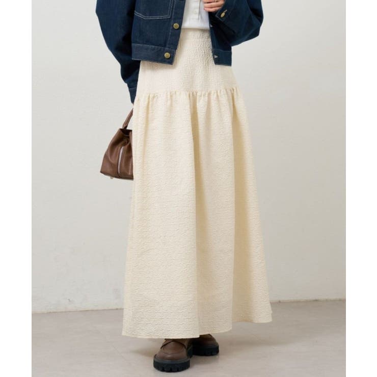 【mystic】エンボスギャザースカート | PAL GROUP OUTLET | 詳細画像1 