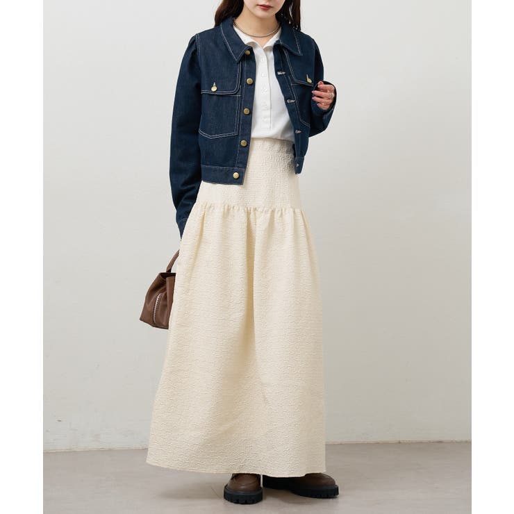 【mystic】エンボスギャザースカート | PAL GROUP OUTLET | 詳細画像4 