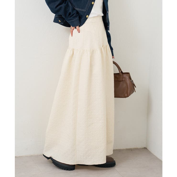 【mystic】エンボスギャザースカート | PAL GROUP OUTLET | 詳細画像6 