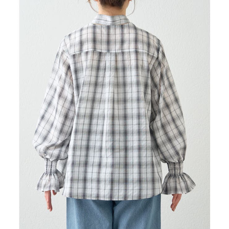 【CIAOPANIC TYPY】【willow】ボウタイ袖シャーリングシャツ | PAL GROUP OUTLET | 詳細画像10 