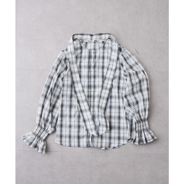 【CIAOPANIC TYPY】【willow】ボウタイ袖シャーリングシャツ | PAL GROUP OUTLET | 詳細画像15 