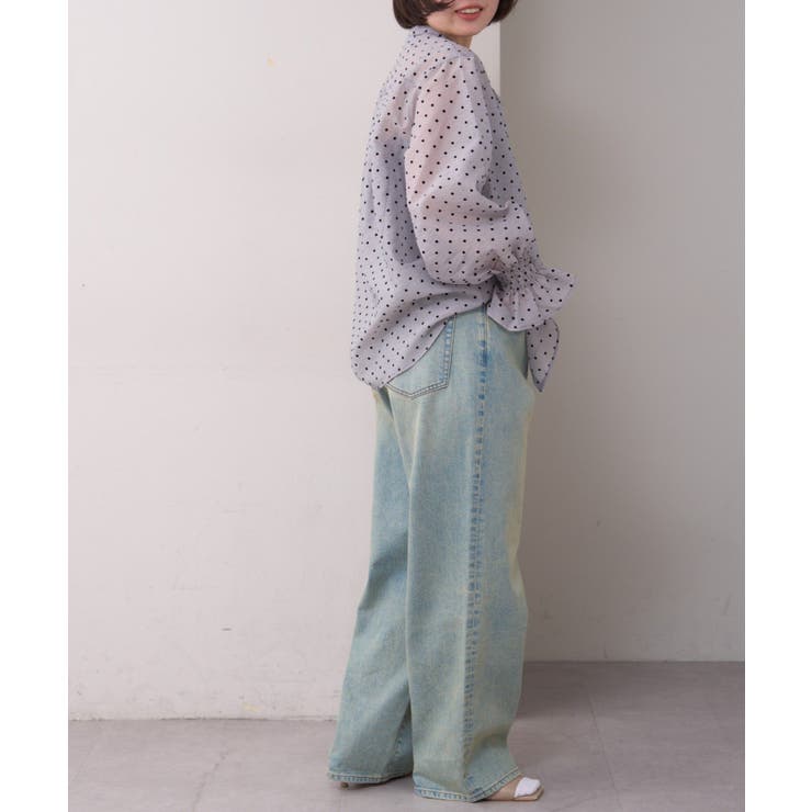 【CIAOPANIC TYPY】【willow】ボウタイ袖シャーリングシャツ | PAL GROUP OUTLET | 詳細画像6 