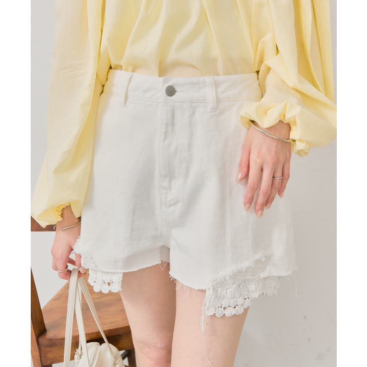 OFF | 【mystic】レースポケットショートパンツ | PAL GROUP OUTLET