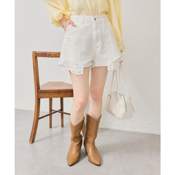 【mystic】レースポケットショートパンツ | PAL GROUP OUTLET | 詳細画像9 