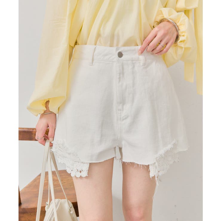 【mystic】レースポケットショートパンツ | PAL GROUP OUTLET | 詳細画像1 