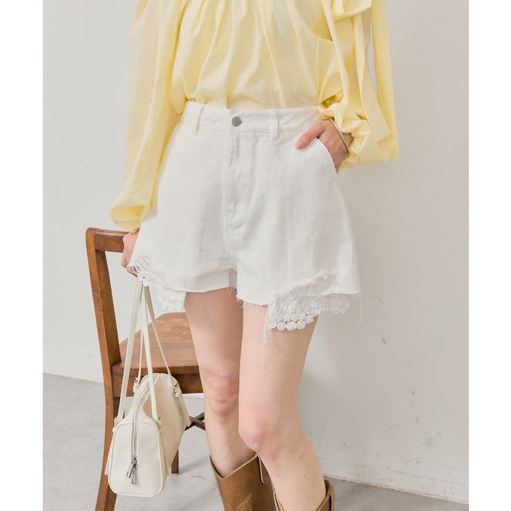 【mystic】レースポケットショートパンツ | PAL GROUP OUTLET | 詳細画像5 