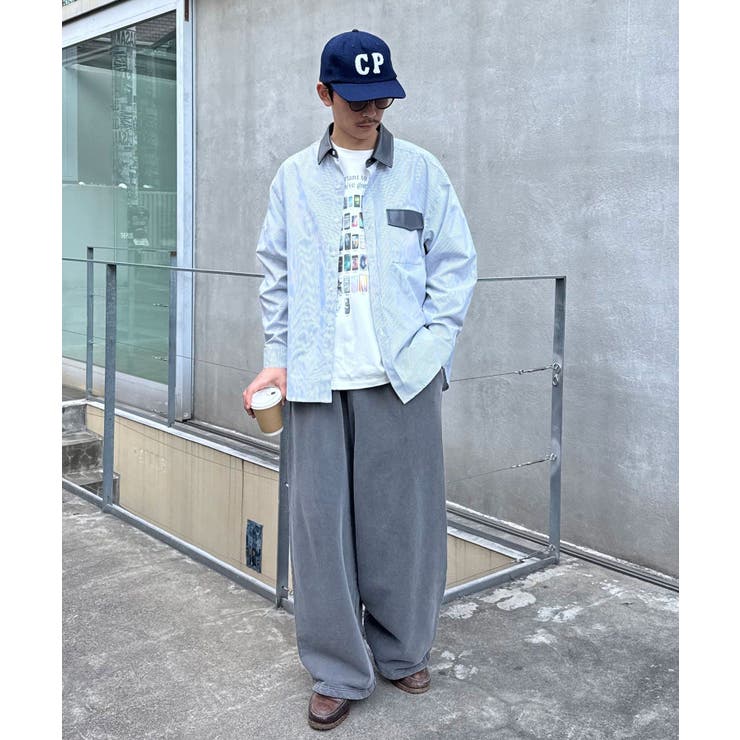 【Ciaopanic】レザー襟切替シャツ | PAL GROUP OUTLET | 詳細画像13 
