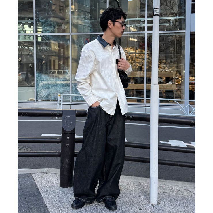 【Ciaopanic】レザー襟切替シャツ | PAL GROUP OUTLET | 詳細画像29 