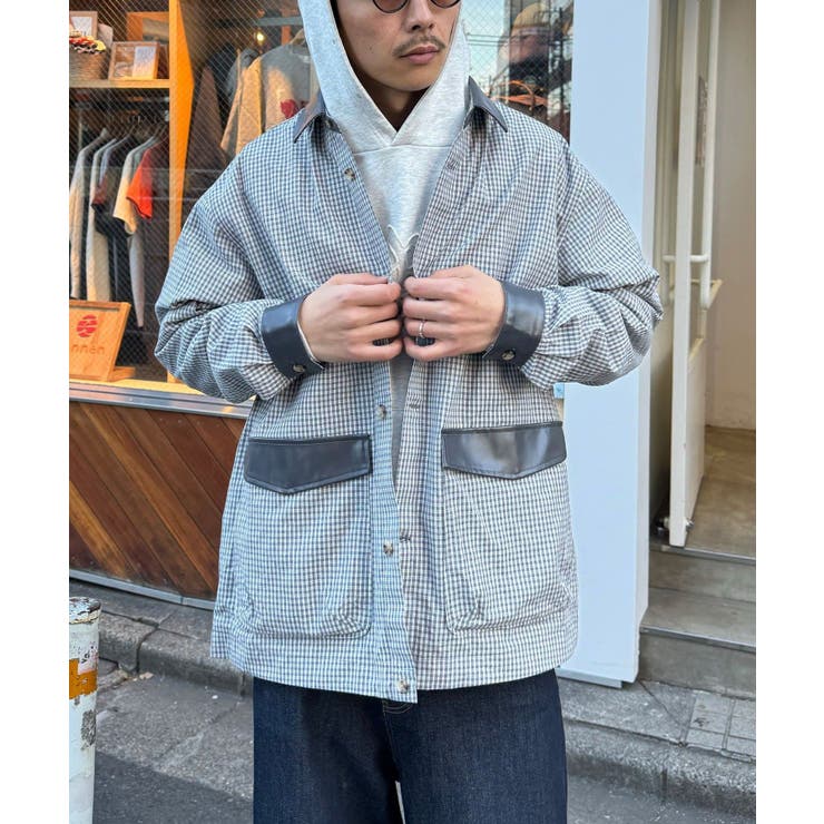 【Ciaopanic】レザー襟切替シャツジャケット | PAL GROUP OUTLET | 詳細画像14 