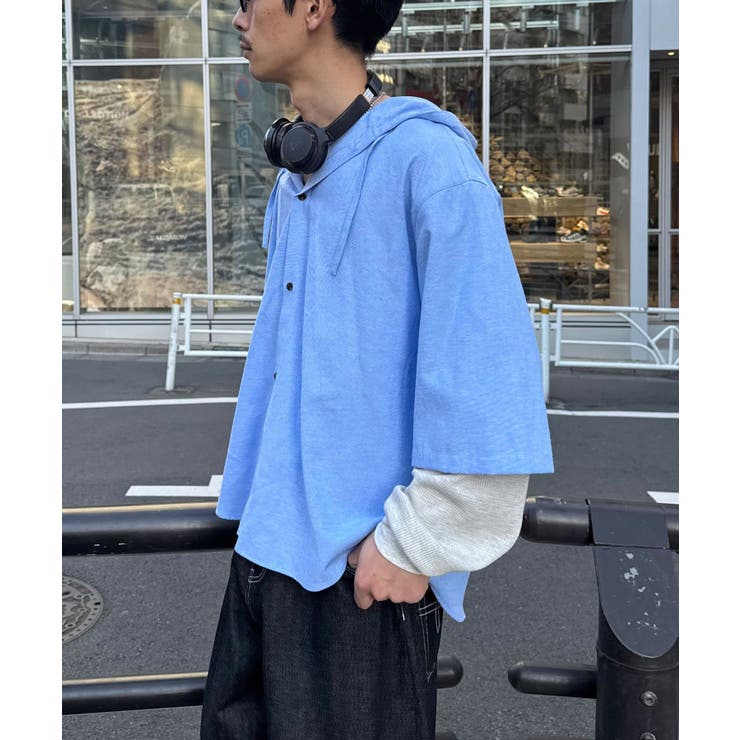 【Ciaopanic】ワッフル袖切替シャツパーカー | PAL GROUP OUTLET | 詳細画像6 