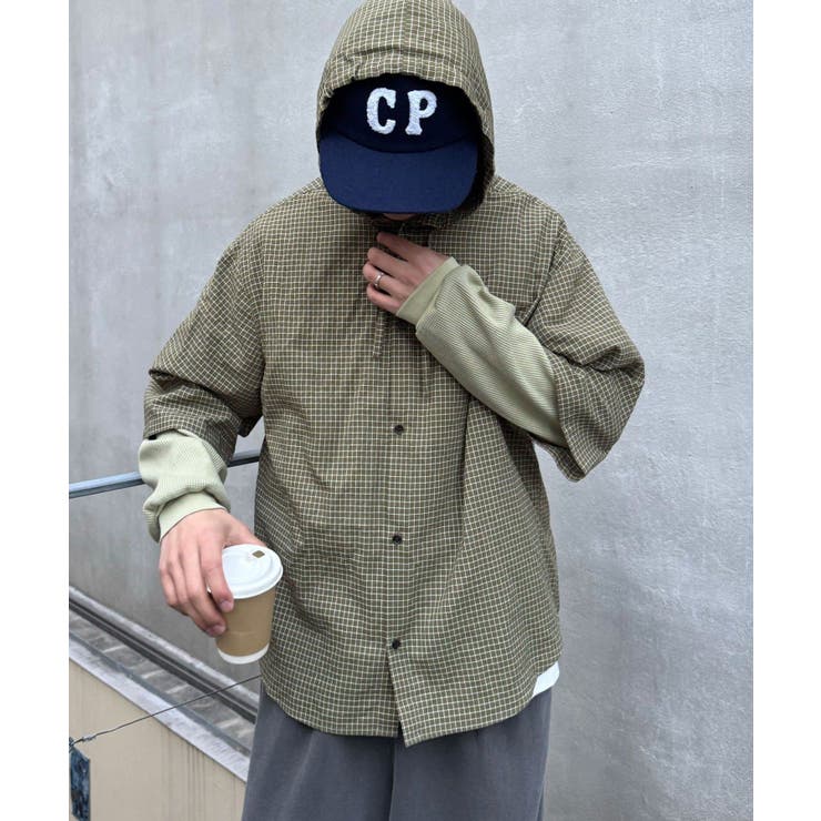 【Ciaopanic】ワッフル袖切替シャツパーカー | PAL GROUP OUTLET | 詳細画像11 