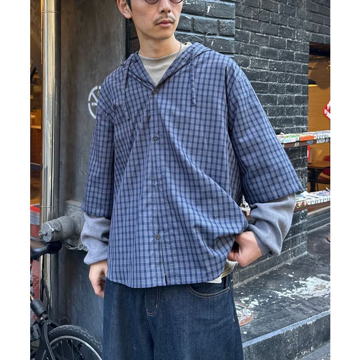 【Ciaopanic】ワッフル袖切替シャツパーカー | PAL GROUP OUTLET | 詳細画像24 
