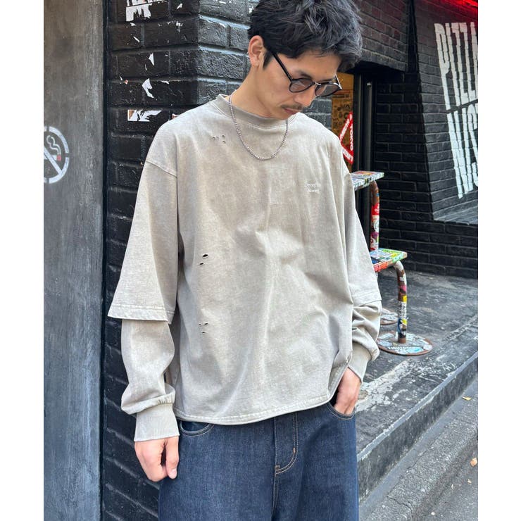 KHK | 【Ciaopanic】ピグメントレイヤードロンTEE | PAL GROUP OUTLET