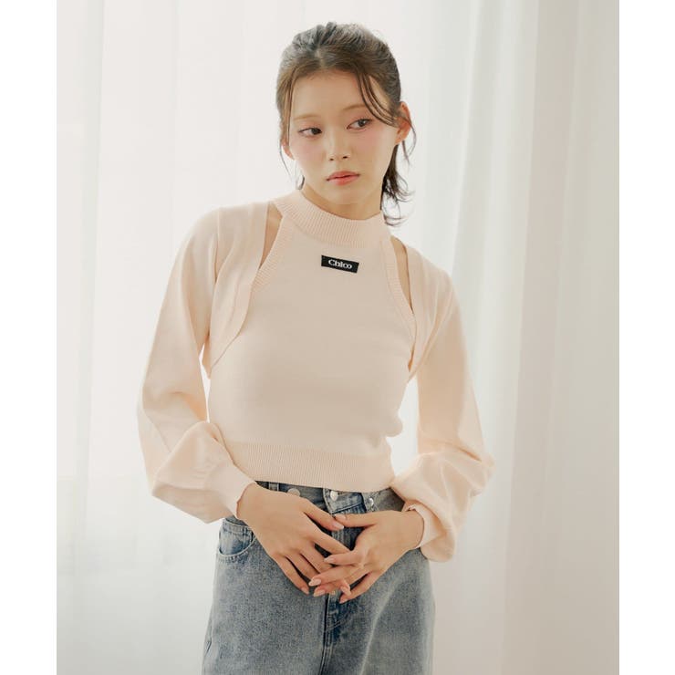 【Chico】アメスリニットボレロSET | PAL GROUP OUTLET | 詳細画像1 