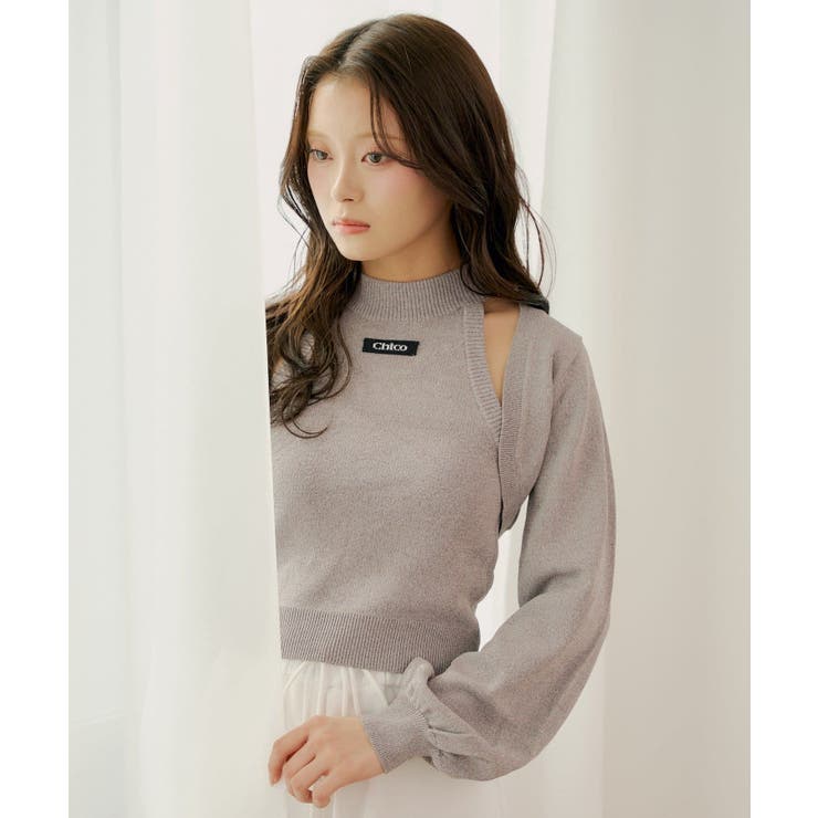 【Chico】アメスリニットボレロSET | PAL GROUP OUTLET | 詳細画像6 