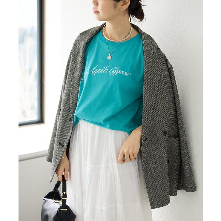 【RIVE DROITE】Italic Logo Tee | PAL GROUP OUTLET | 詳細画像8 